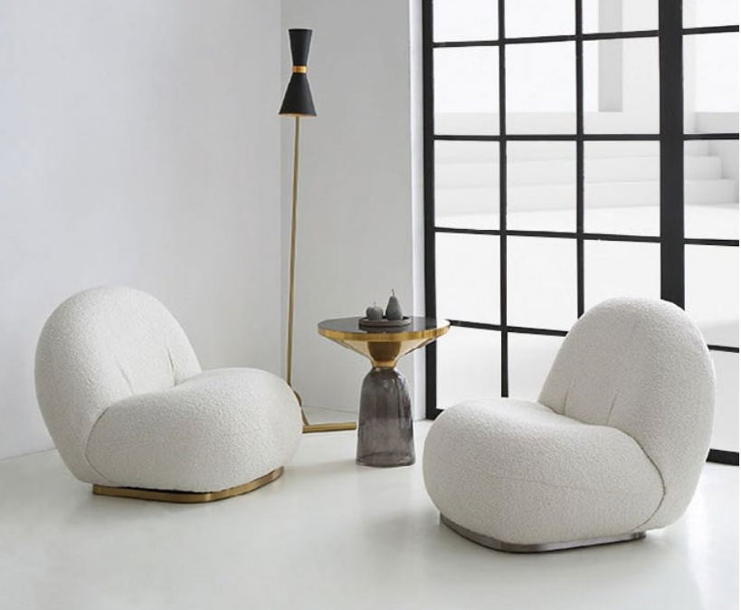 aeri lily white lounge chair White Cloud Chair – NoLabel Living
