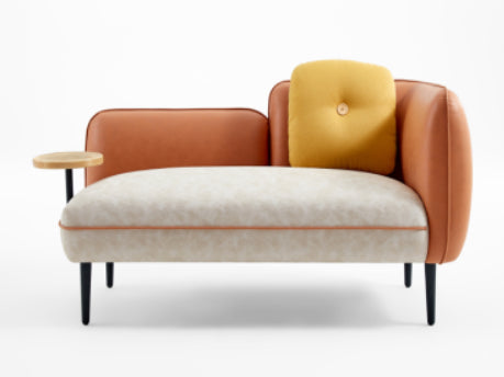 2-Seaters Sofa with Arm