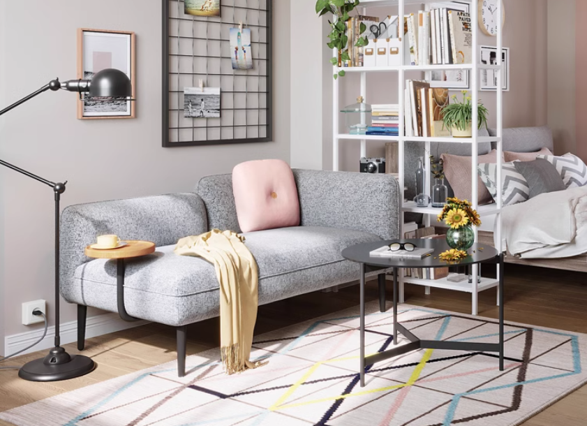 2-Seaters Sofa with Arm