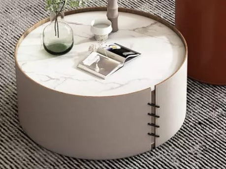 DuoTone Stitched Nesting Coffee Tables