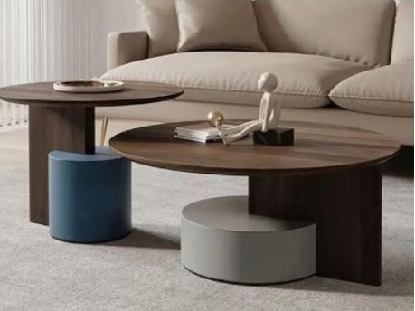Round Wooden Coffee Table
