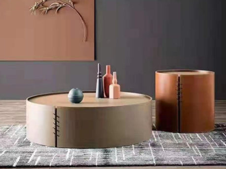 DuoTone Stitched Nesting Coffee Tables