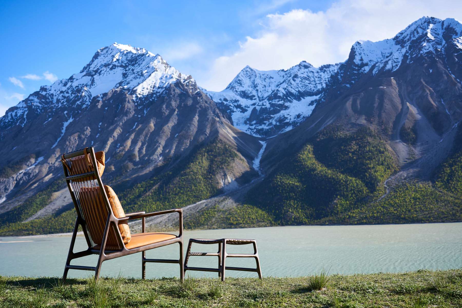 Leisure Chair and Foot Rest Set - Born to Bold