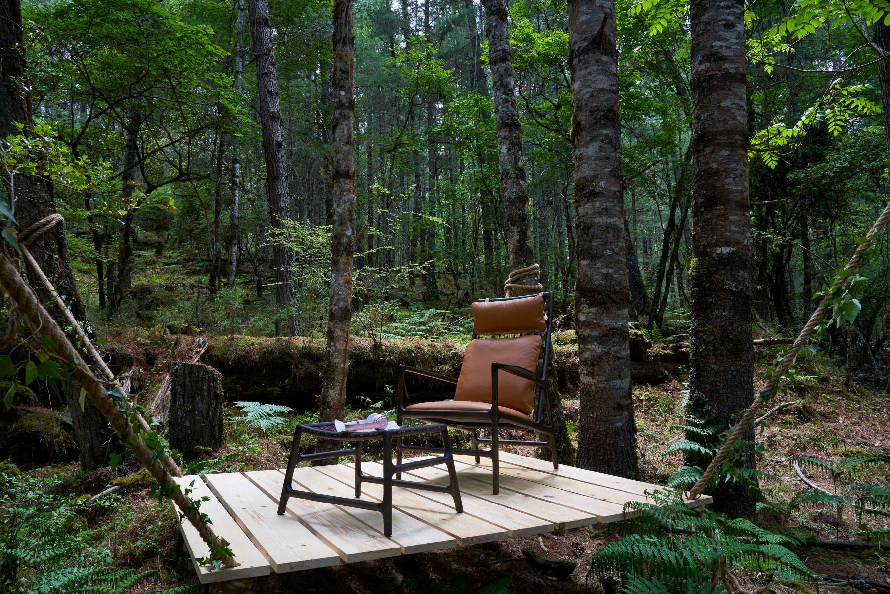 Leisure Chair and Foot Rest Set - Born to Bold
