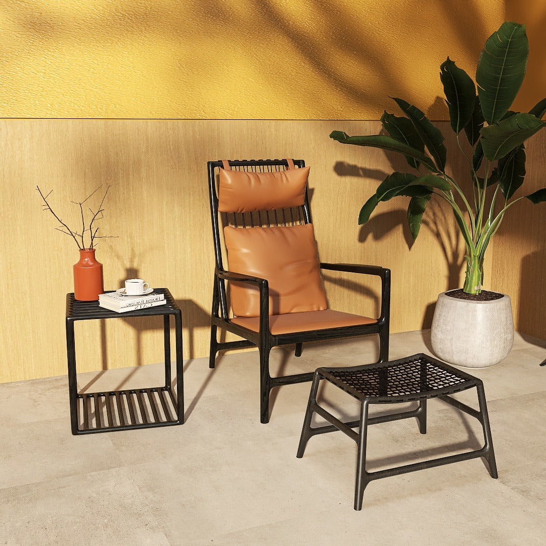Leisure Chair and Foot Rest Set - Born to Bold